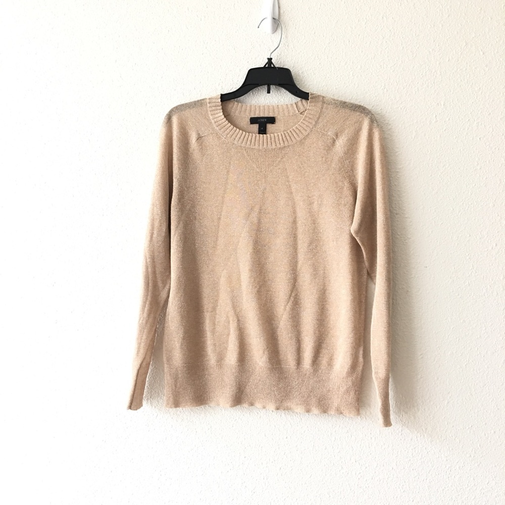 J. Crew Metalic Sweater